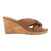 Dune London Womens/Ladies Kacee Twist Knot Leather Wedge Mule Sandals