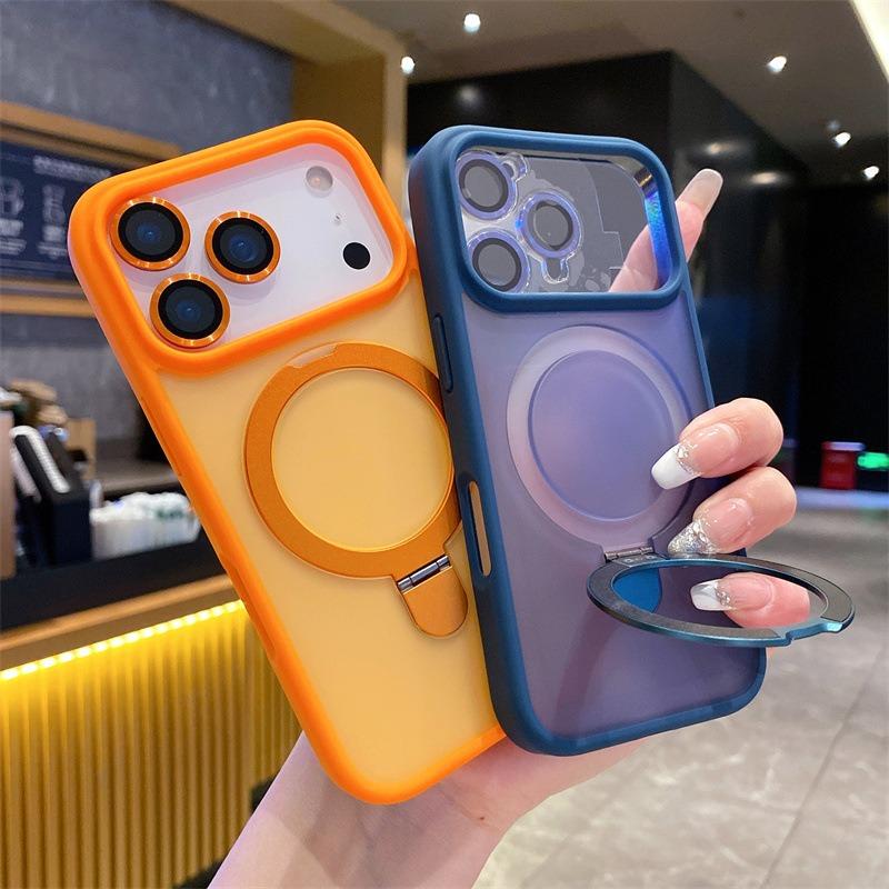 For Fashion Matte Magnetic Case For iPhone 17 Air 16 15 14 Plus 13 12 11 Pro Max 17 Pro Magsafe Wireless Charge Cover