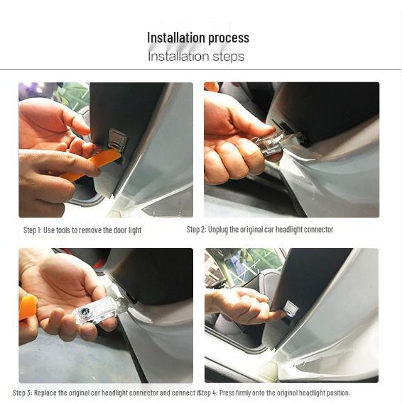 Светодиодная подсветка дверей для Renault Koleos, Megane, Latitude, Talisman, Laguna