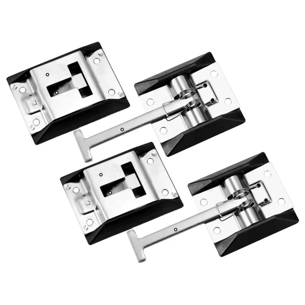 Дверной фиксатор из нержавеющей стали, защелка для входной двери, защелка для прицепа, кемпинга, автомобиля, автофургона, держатель двери, защелка Т-образной формы, защелка, пластина-крючок