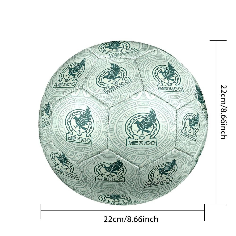 1pc Mexico Soccer Ball Size 5, Suitable for Practice Matches/tournament Training,Lightweight and Durable. mxg7029