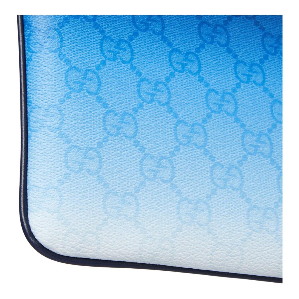 GUCCI Leather Clutch Small Men's Blue Gradient 835708-FAERI-8473