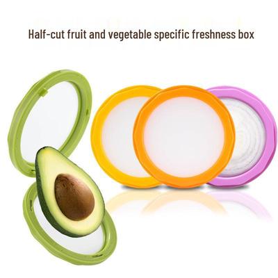 Прозрачный набор контейнеров для хранения свежих продуктов для фруктов и овощей с крышками с уплотнителем для авокадо