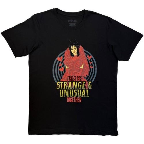 Beetlejuice Unisex Adult Strange & Unusual Together T-Shirt