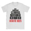 Beastie Boys CD Футболка Летняя Хип-Хоп Футболки Взрослые Чистый Хлопок Дышащая Большого Размера Одежда С Коротким Рукавом Y2K Базовая Футболка
