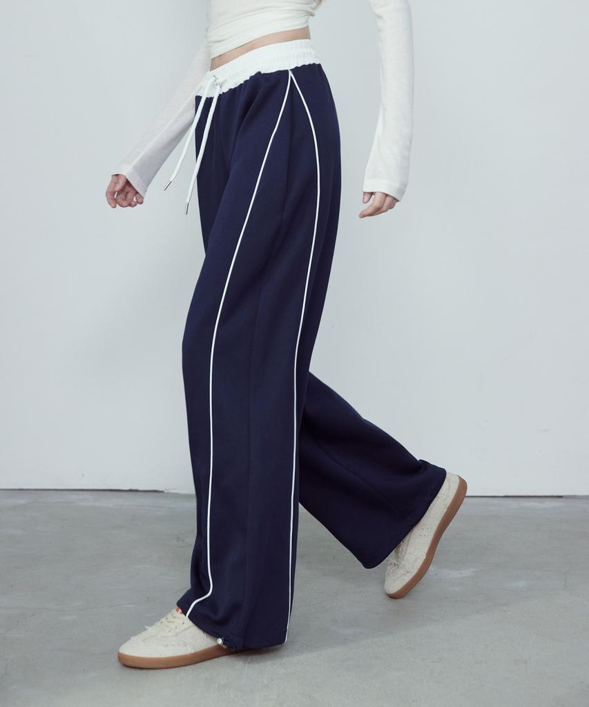 NON AND NON Contour Line Two-Way Banding Wide Pant_Nftr5307