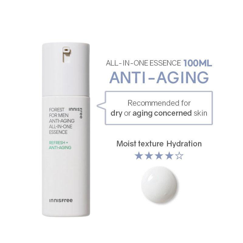 Innisfree Серия «Лес для мужчин» (Универсальная эссенция и очищающая пена для бритья & Fresh Skin & Fresh