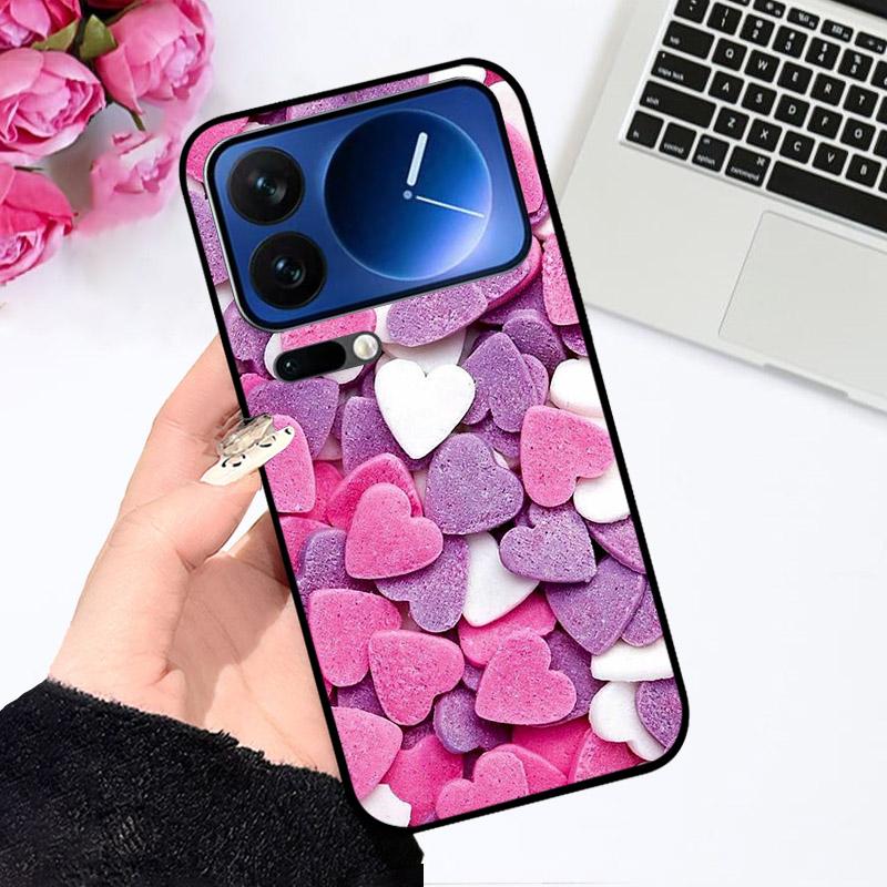 Силиконовый чехол для Xiaomi 17Pro/17 Pro Max, противоударная задняя крышка телефона, милые расписные Fundas для Xiaomi17 Pro Max, мягкий ТПУ корпус