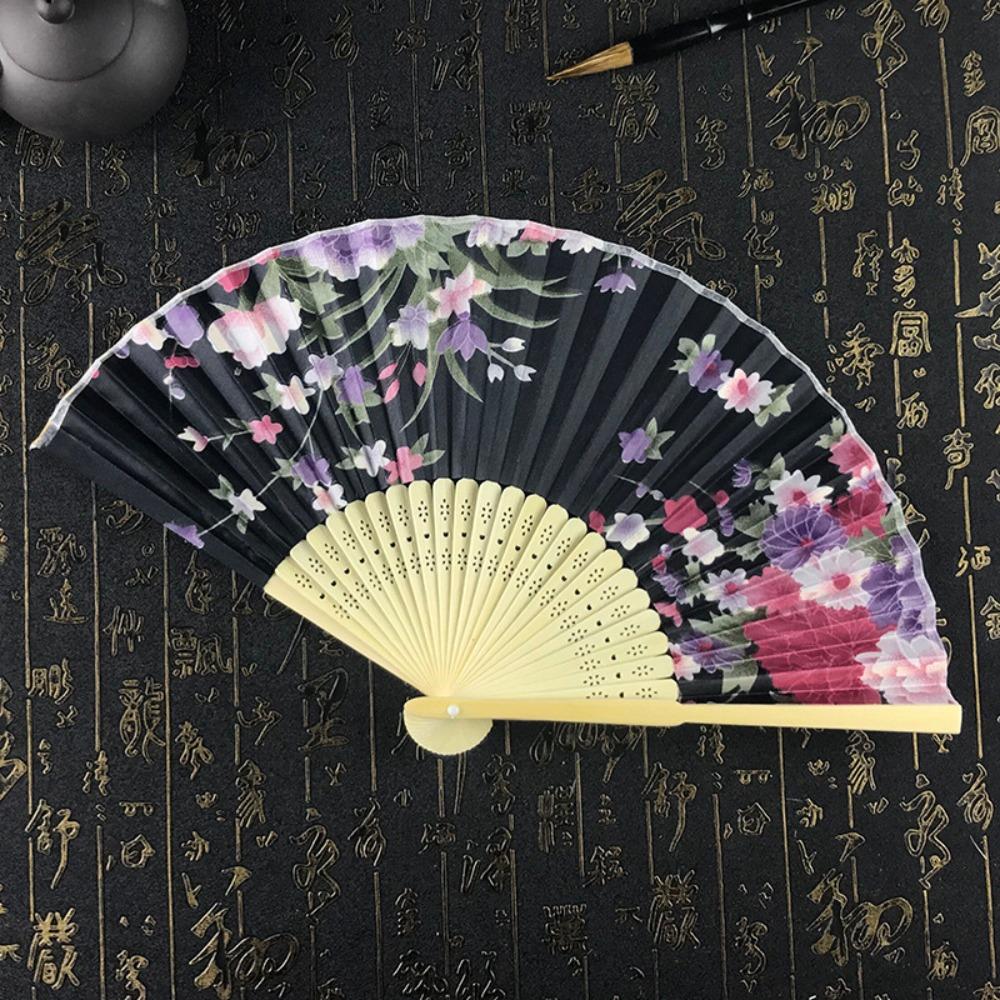 Bamboo Vintage Home Decoration Photography Prop Hand Held Folding Fan Wedding Gifts Ornament Fan