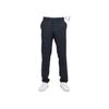 Solid Color Pocket Zipper Straight Leg Sports Pants Men Bottoms Navy-Blue GMPA08942-6855
