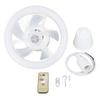 LED Ceiling Fan 48W E26 E27 Remote Control Speed Brightness Colour Temperature Adjustable Timer Fan