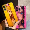 Чехол One Piece Нико Робин Нами для iPhone XR XS Max 13 12 11 17 Pro Max 15 16 14 Plus 7 8 17Air Черный Мягкий Чехол для Телефона
