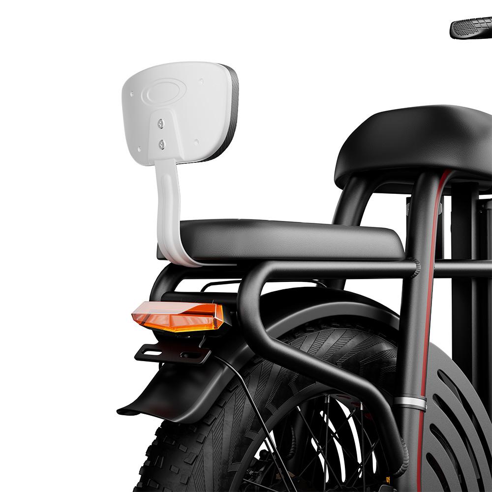 Электровелосипед Drvetion 1000 Вт пиковая мощность 20-дюймовые широкие шины Взрослый электровелосипед 48 В 15 Ач ЖК-дисплей Максимальный запас хода 80 км с NFC ET20