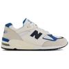 New Balance Бело-синие кроссовки унисекс Teddy Santis x 990v2 Made in USA M990WB2