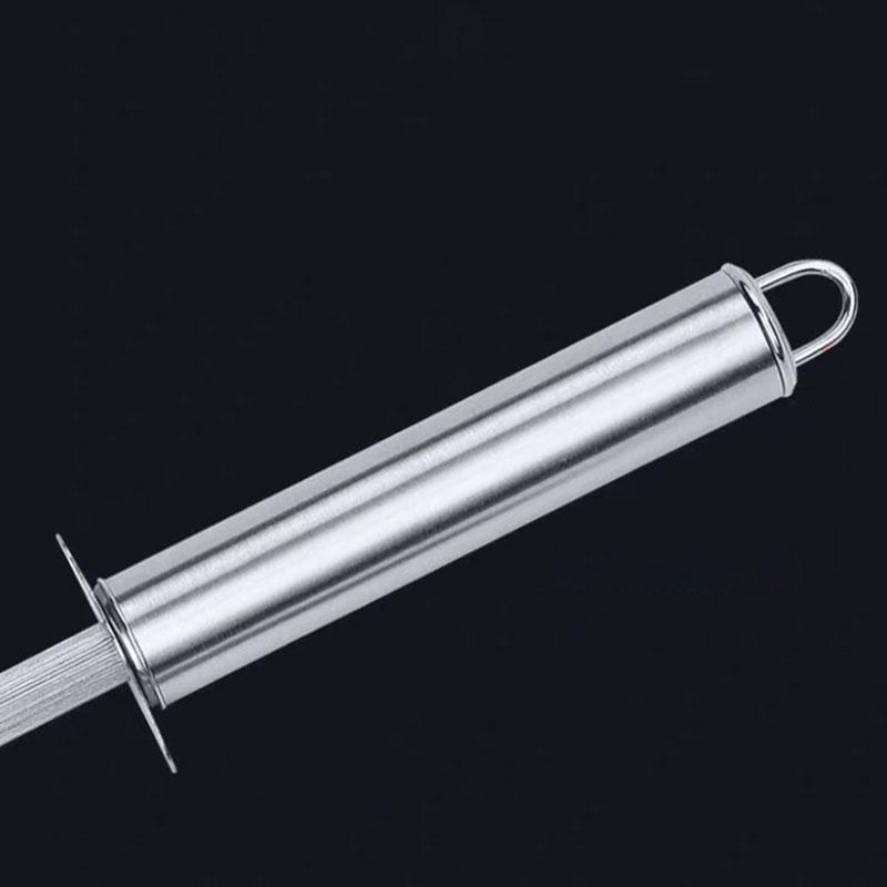 Стержень для заточки ножей 12-дюймовая кухонная хонинговальная сталь Заточка ножей из углеродистой стали