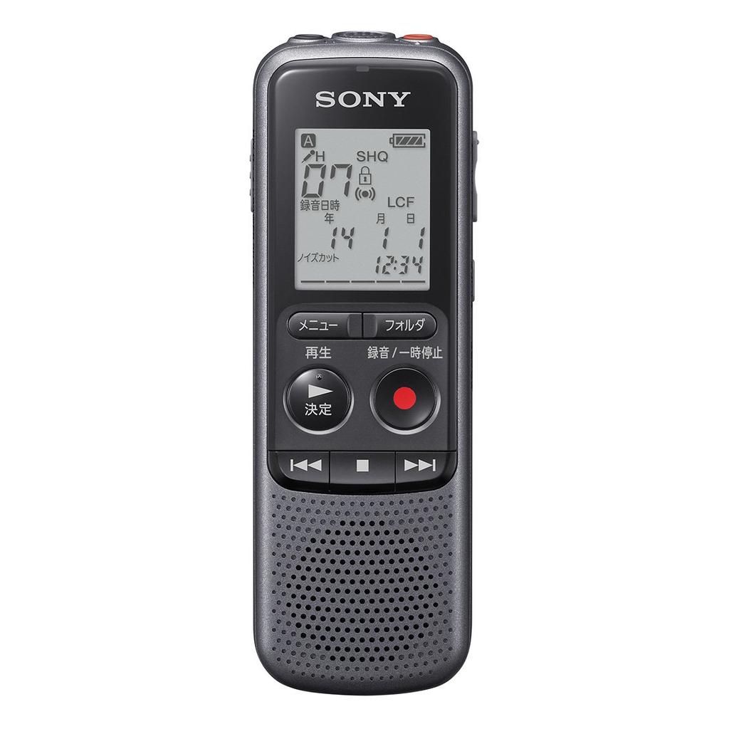 Sony Цифровой диктофон 4 ГБ, совместимый с батарейками ААА, USB ICD-PX240 2.0