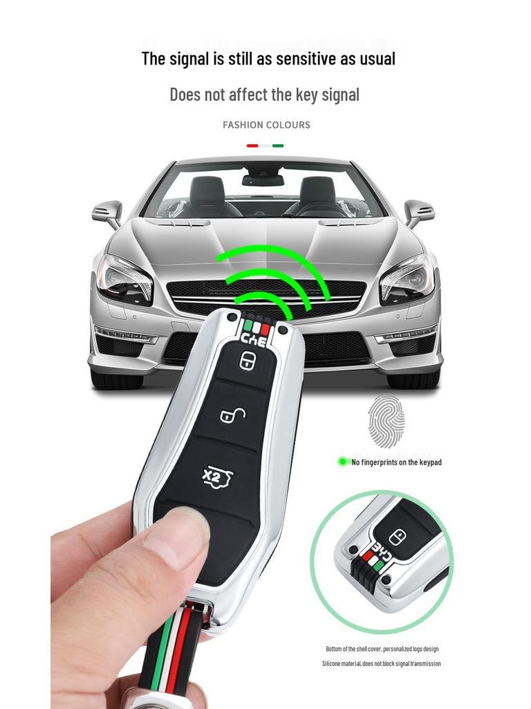 Чехол для ключа BYD Han для моделей Seagull 23, Destroyer 05, Song Pro, Tang Plus, Qin DMi, Champion Edition EV