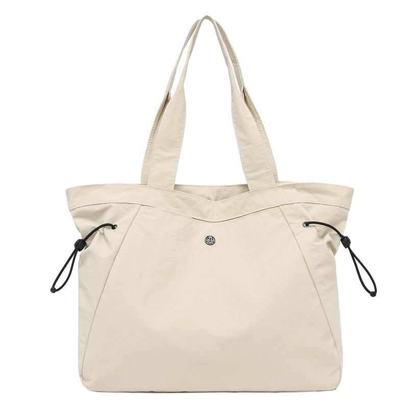 Женская сумка большой вместимости, однотонная сумка-тоут, дорожная сумка через плечо