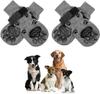 4PCS Adjustable Anti-Slip Dog Socks Pet Non-Slip Paw Protection with Paw Pattern for Puppy Dog Indoor Control Wear On Floor