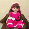 Popular 55cm Reborn Baby Doll Girl Betty Full Silicone Vinyl Body Newborn Doll Can Bath Beautiful Princess Toddler Doll Baby Toy for Kid Birthday Gift