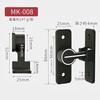 ALLMIRA 90-Degree Sliding Door Lock, Fluorescent, Fluorescent, Fluorescent Door Lock, 90-Degree Rotating Door Latch, for Interior Sliding Doors, Room