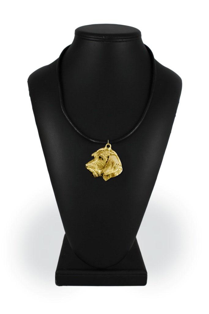 Dachshund II - Dog necklace in gift box, gold-plated pendant for dog fan, striking jewellery by Art-Dog