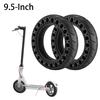 9.5inch Solid Damping Shock Absorber Tire For Xiaomi M365 Electric Scooter Non Pneumatic Tyre Solid Hole Honeycomb Rubber Wheels