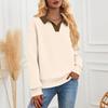 Women's Fashion Solid Color Casual Long Sleeve Hoodie