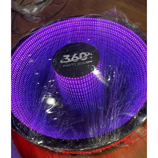 Germany warehouse Glass Platform Booth Led 360 Photo Booth Machine Video Photo Booth for Event Booth 360 for Party