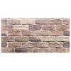 Wall Panels 10 pcs Brown and Grey 100 x 50 cm EPS Foam