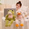 Girl Heart Ugly Cute Muscle Frog Doll Plush Toy Duckling Doll Children Sleep with Soothing Doll