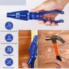 Plastic Sliding Joint Nail Holding Pliers Anti-Slip Nailing Auxiliary Clamp  Hammering Nails
