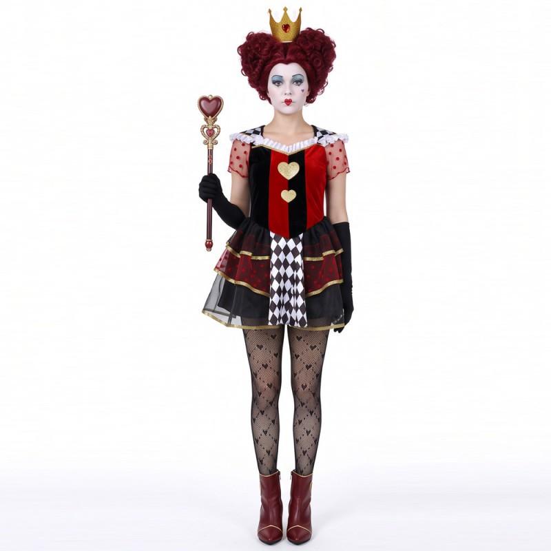 Alice In Wonderland Red Queen Cosplay Skirt Halloween Party Costume