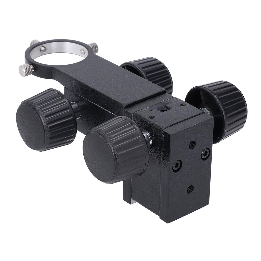 Microscope Adjustment Bracket Rigid Tabletop Mount Stand XY Horizontal Vertical Adjustable Industrial Lens Holder
