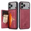 2 in 1 Detachable Wallet Magnetic Case For iPhone 17 Air 16 15 14 13 12 11 Pro Max Plus Luxury Leather Card Slots Stand Cover