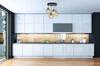 Modern glass ball pendant lamp, choice of color
