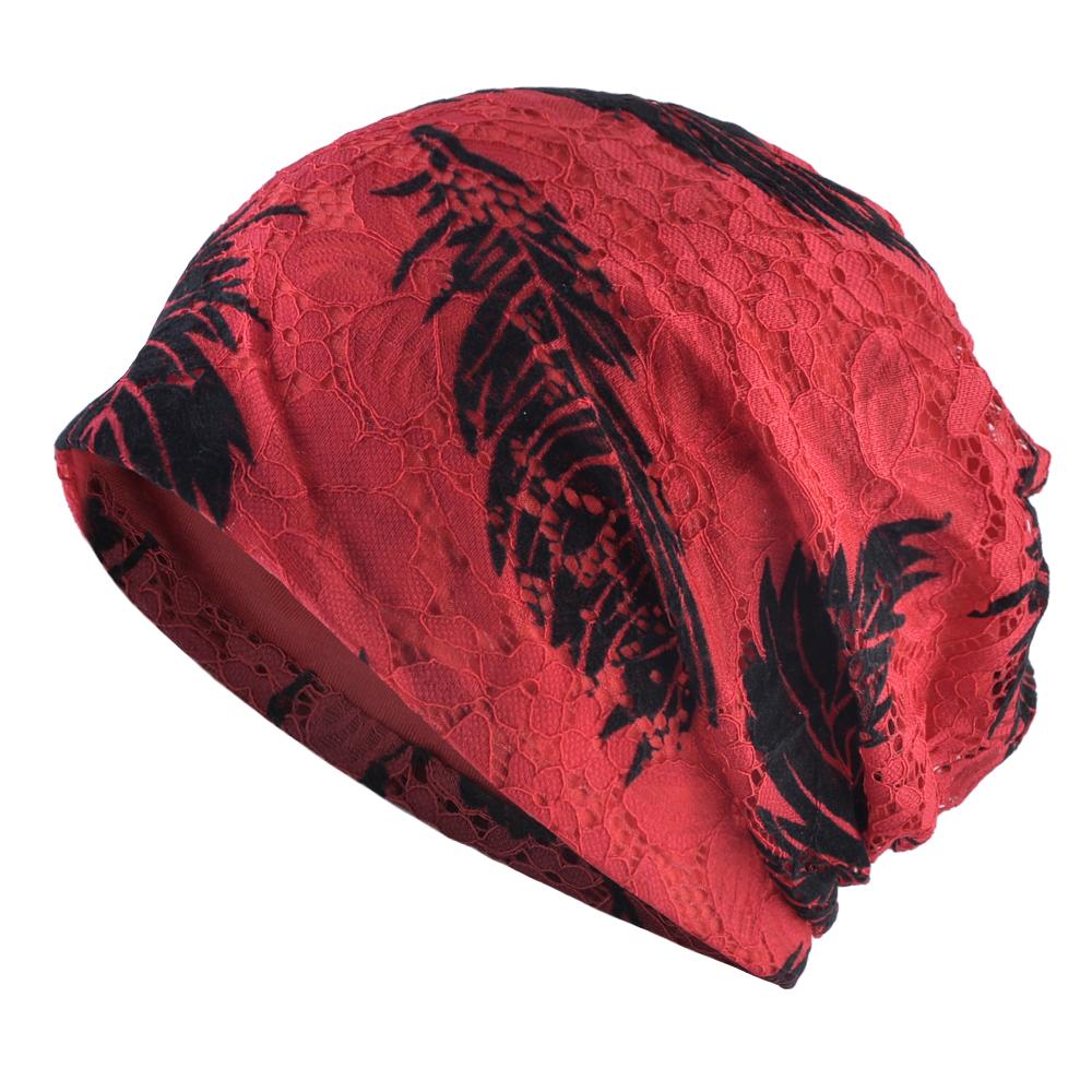 Женская шапка-бини, вязаные кружевные шапки с цветочным узором, женские весенне-летние шапочки Skullies, однотонные головные уборы, шапочка, женская шапка Gorras