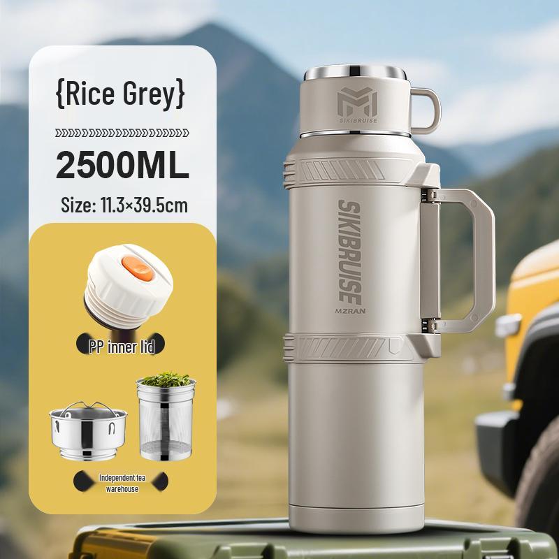 Large Capacity Stainless Steel Insulated Thermos Flask for Outdoor Travel
