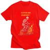 Мужские футболки с принтом 'Catch Me Burnin Bicycle Cyclist Skeleton', 100% хлопок, с коротким рукавом, модные, одежда