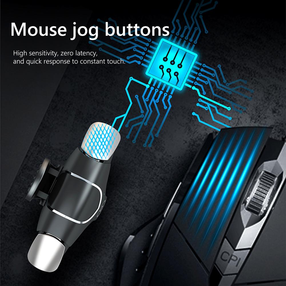 2 шт. RGB-джойстик-триггер для мобильных игр PUBG Game Controller Геймпад Триггер для игры на мобильном телефоне для iPhone Android Смартфон
