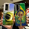 Бразилия Бразильский флаг Противоударный чехол для телефона для Xiaomi Poco X7 X6 X5 X3 Pro F7 Ultra M8 Redmi 15C 15 14C 13C 12C 10C 13 12 10