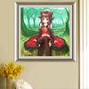 Diamond Picture Cross Stitch Gift Handmade Embroidery Painting Full Round Drill Wall Sticker