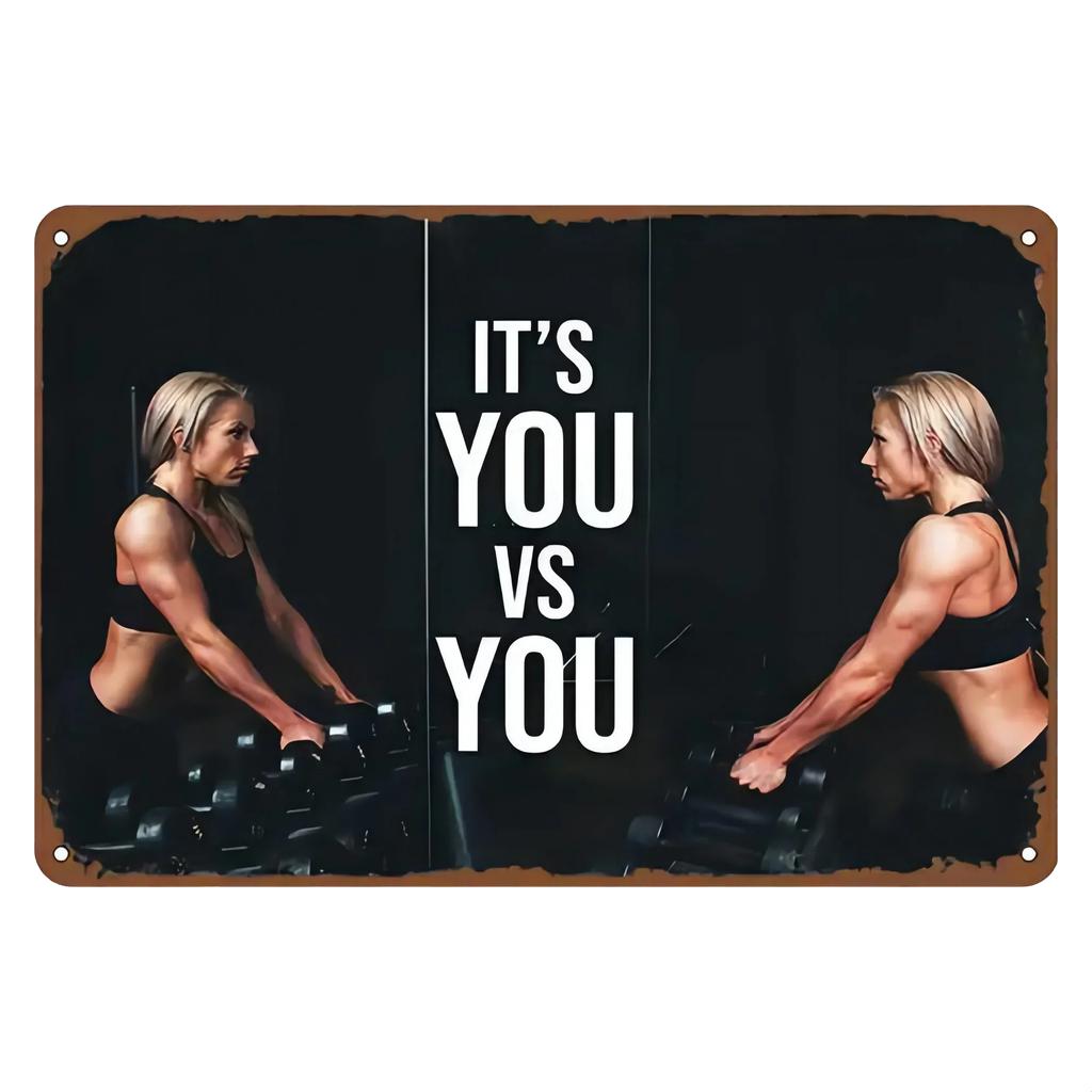 Смешные металлические знаки, декор, мотивирующие цитаты о фитнесе, настенное искусство для гостиной, спальни, спортзала, металлические жестяные знаки, винтажные