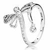 New 925 Sterling Silver Popular Ring Double Halo Rounded Eternity Radiant Teardrop Loved Script Crown Ring for Women Jewelry