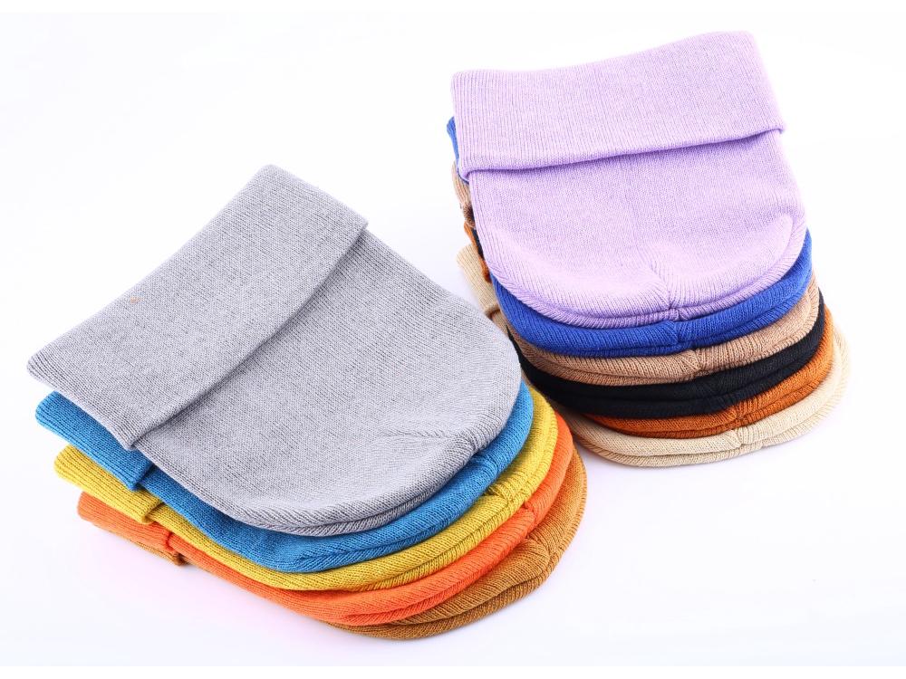 Унисекс ветрозащитная зимняя шерстяная вязаная шапка - теплая и стильная