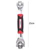 52 in 1 Multipurpose Socket Set Universal Ratchet Wrench Spline Bolts Sleeve 360 Degree Rotation Hand Tools Car Repair Home Kit