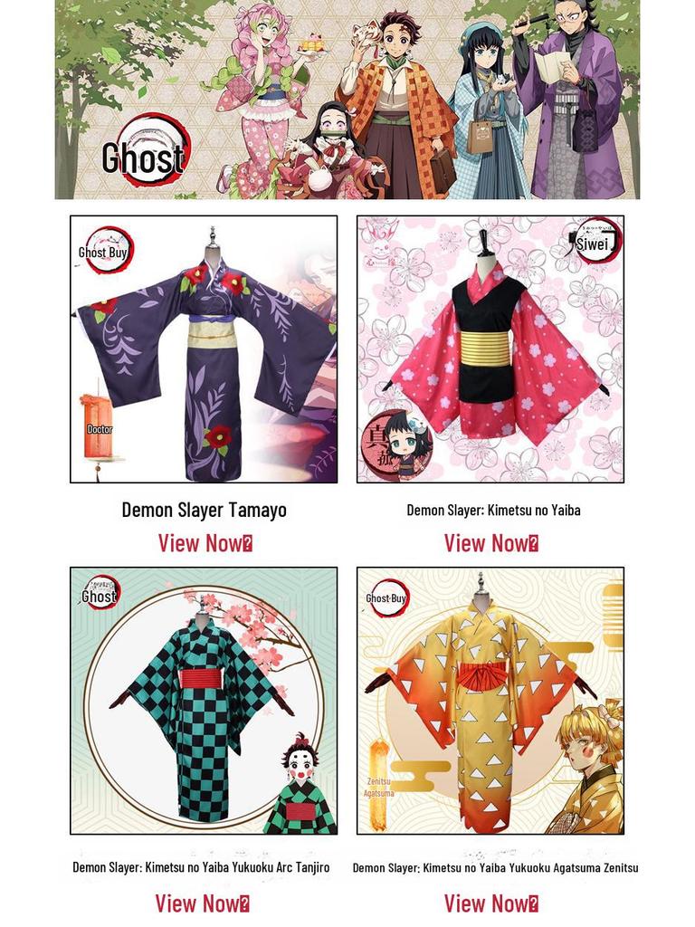 Manyuan Demon Slayer Nezuko Kamado Cosplay Costume