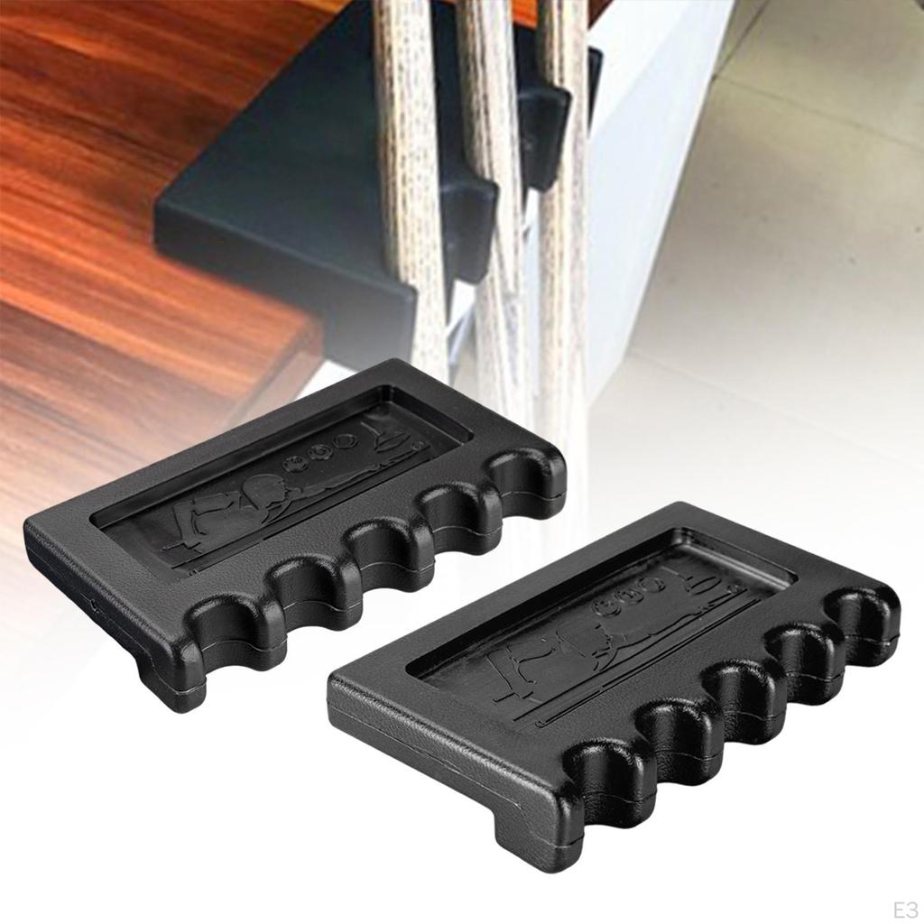 Billiard Cue Claw Holder for 5 Cues Table Edge Rack