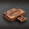 Miniature Ouija Board Wooden Ouija Boards Miniatures with Planchettes Miniature Board for Family Friends Ouija Board Decor