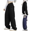 Ayollar uchun yuqori ko'cha retro ko'cha raqsi sport shimlari keng erkin drag floor hip hop sport shimlari